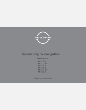 NISSAN MARCH 2021-2022 MJ321D-W NAVIGATION AND MULTIMEDIA MANUAL